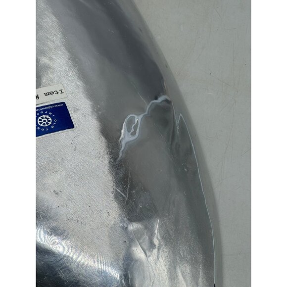 pewter oval tray bowl old town imports centerpiece Mexico signed #392401 READ - Picture 5 of 10